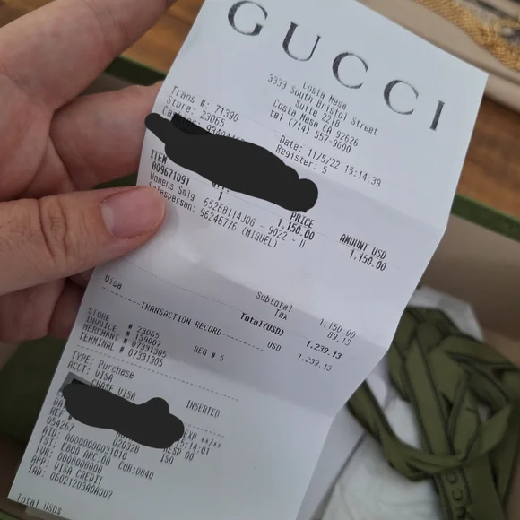 Gucci White Leather Chain Bag - Picture 5 of 7